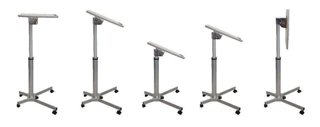 Lectern/Desk Height Adjust Top 650X400mm - Image 4