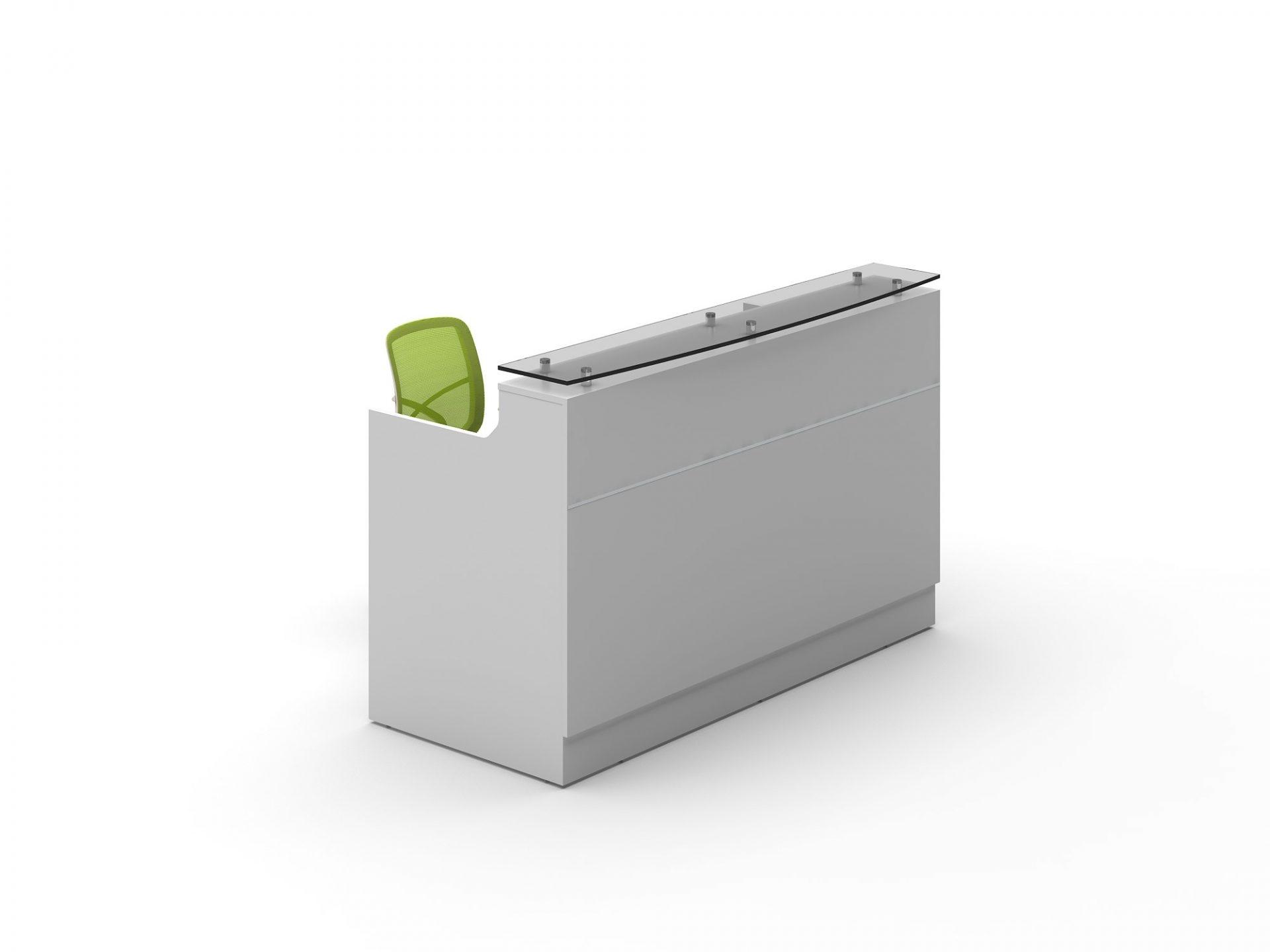 White Classic Reception Counter