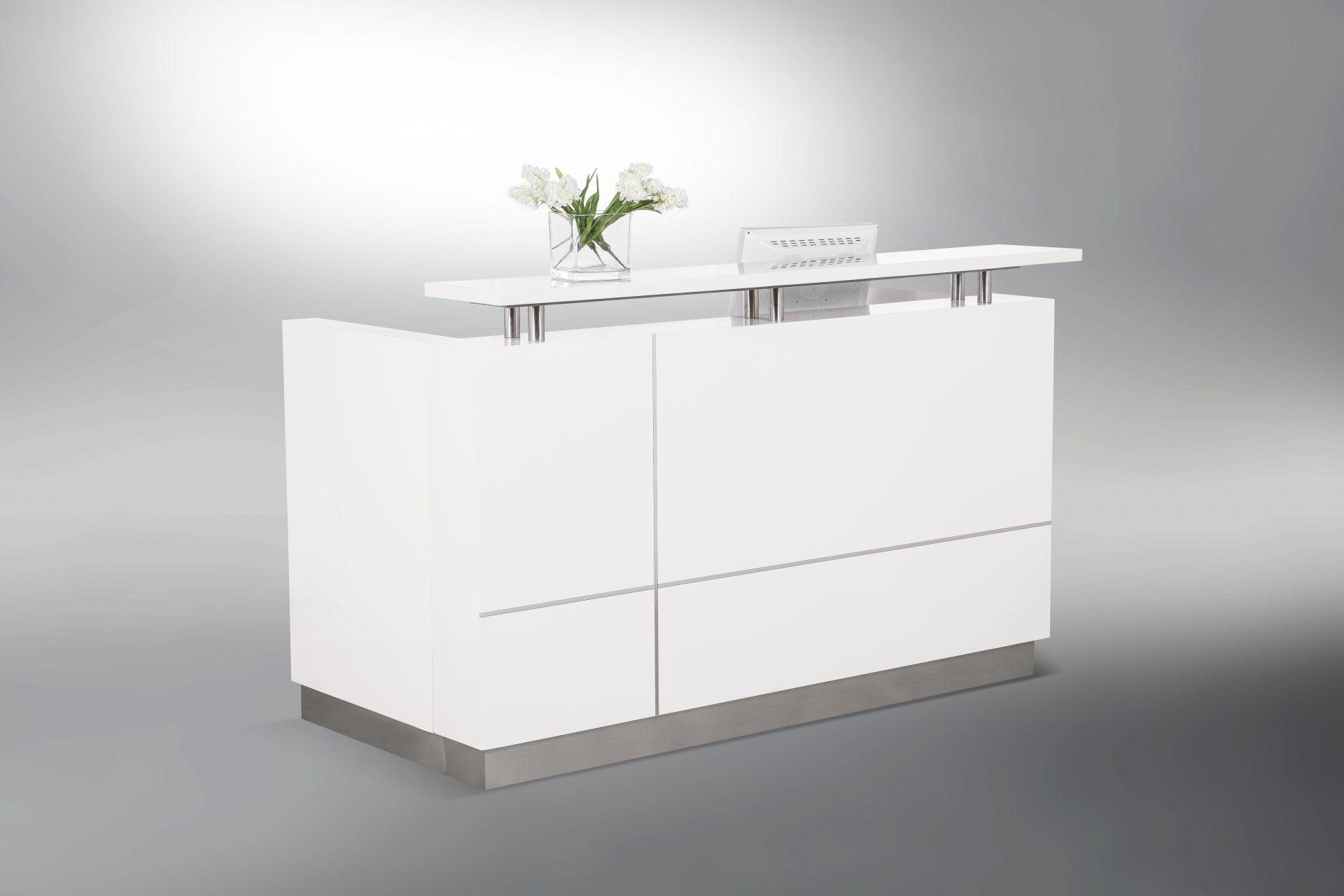 Hugo Reception Counter - White - Image 2