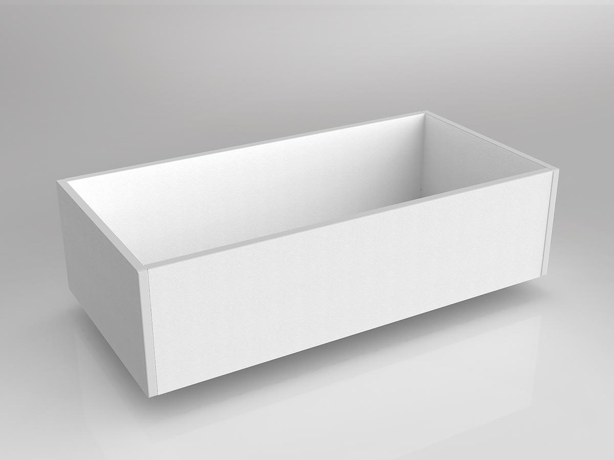 Axis/Anvil White Planter Box for Tambour Storage for Real Plants - Image 6