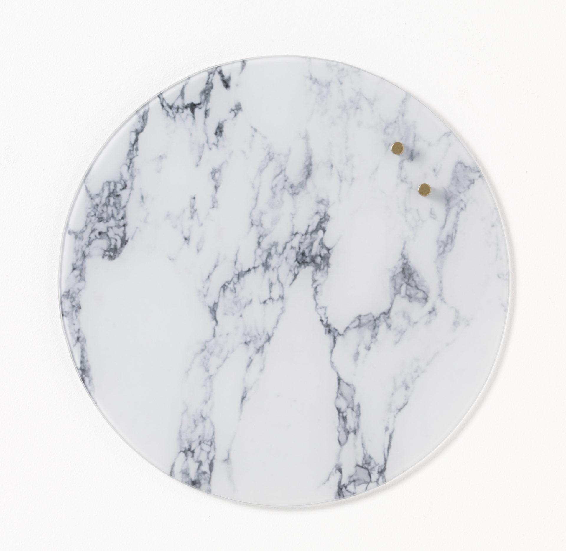 Naga 'Nord' Circular Magnetic Glassboard 350mm