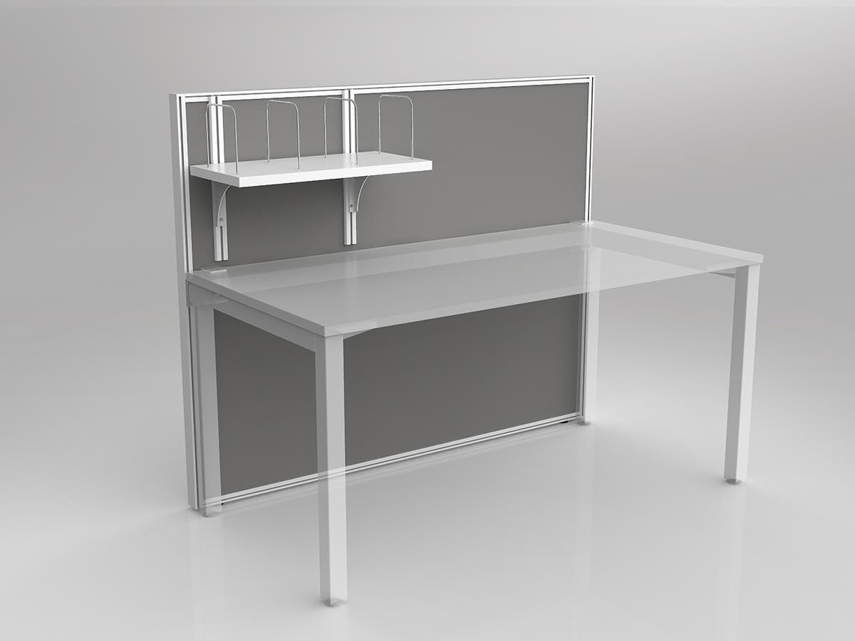 Studio 50 White Screenmount Desk Shelf - Image 2