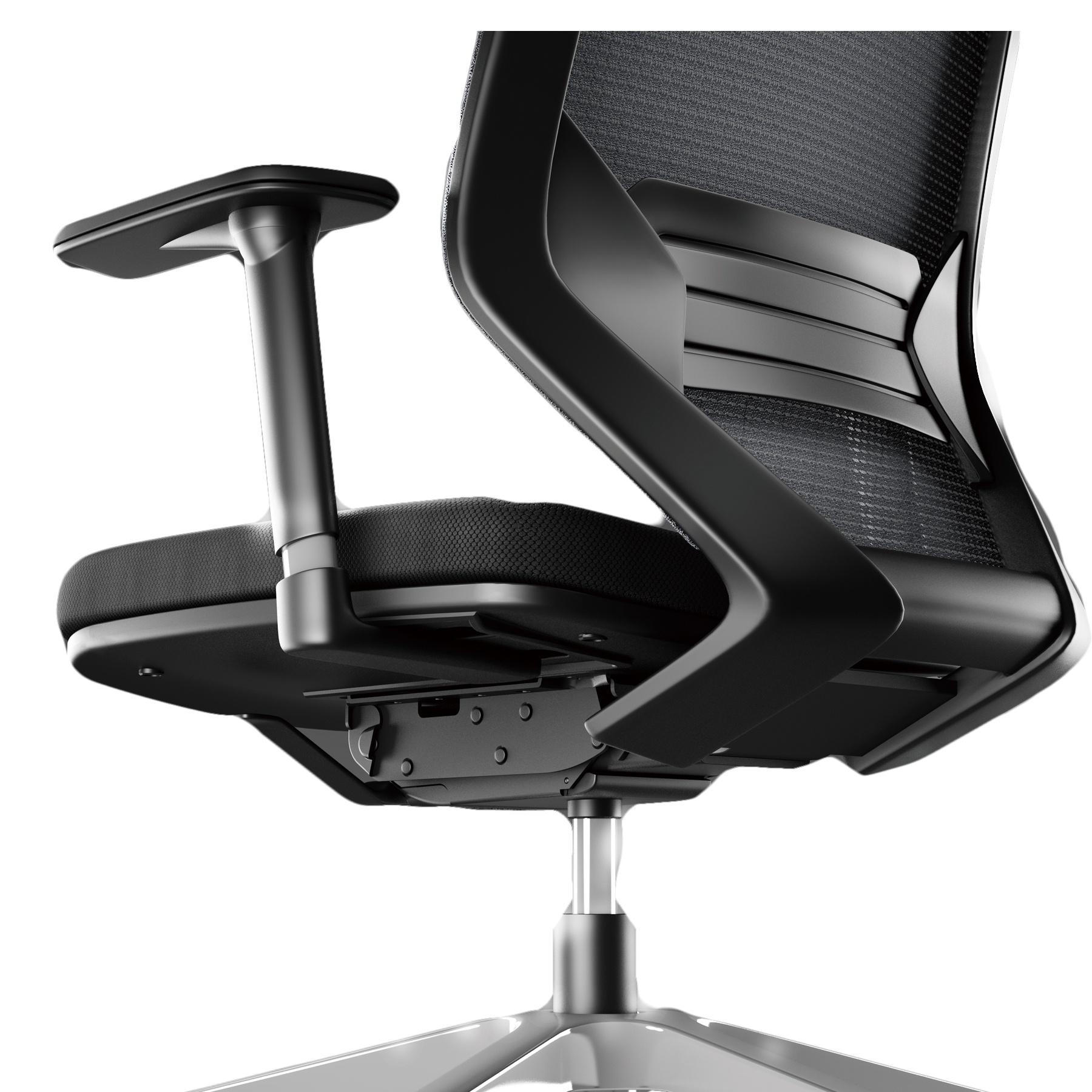 Vogue Mesh High Back Chair - Aluminium Base - Image 2