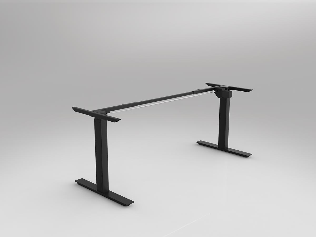 Agile Two Column Black Electric Desking Frame Individual