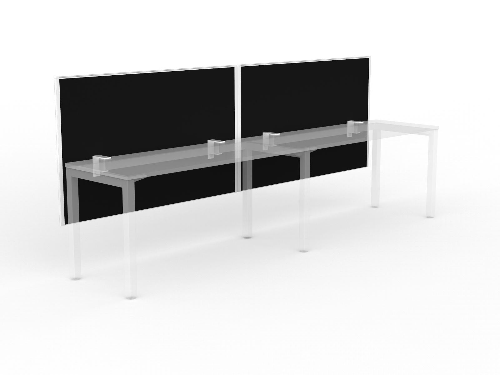 22mm Fabric Screens for Axis 2-User Straight Workspace with Offset Brackets - Image 2