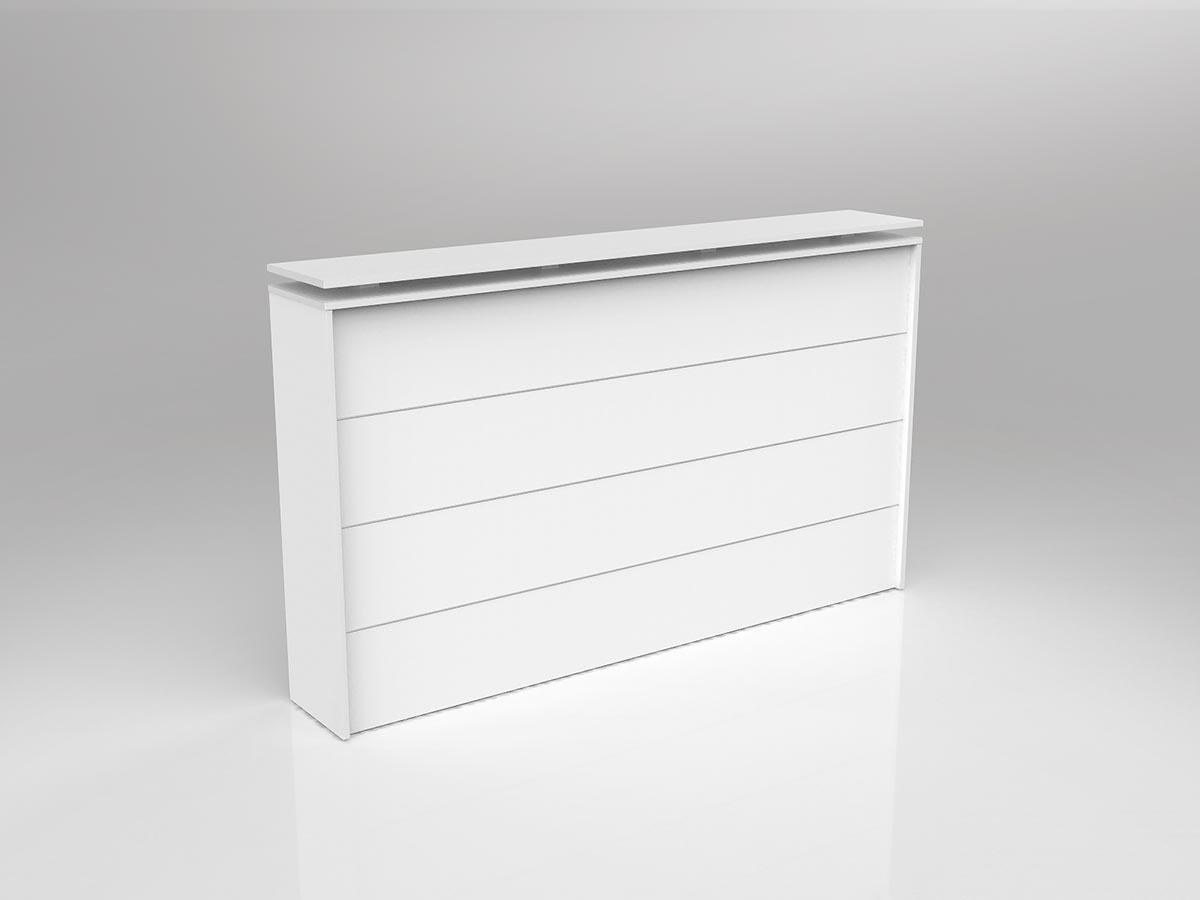 Axis Reception Counter with Poptop Facade