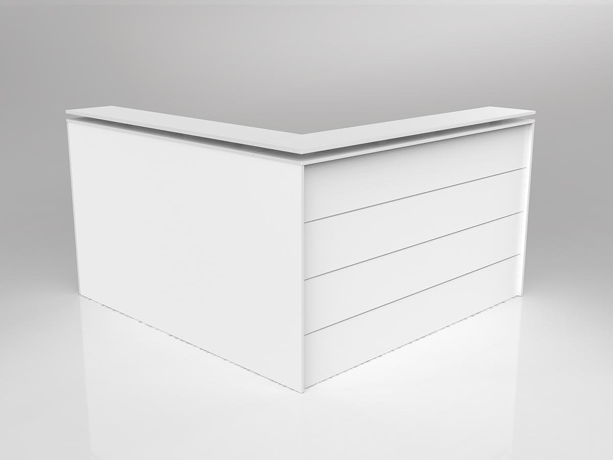 Axis Corner Reception Counter with Poptop