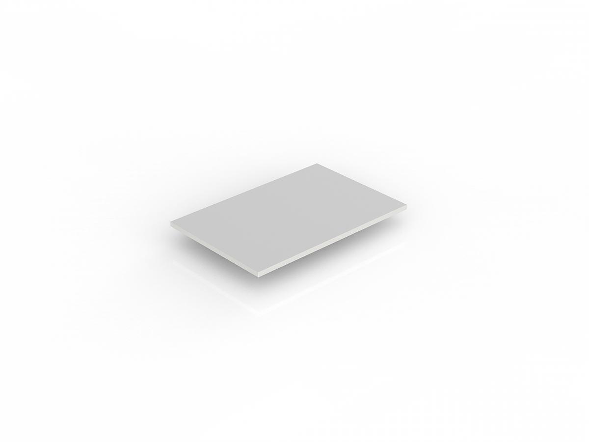 Axis Small Straight Worktop in White