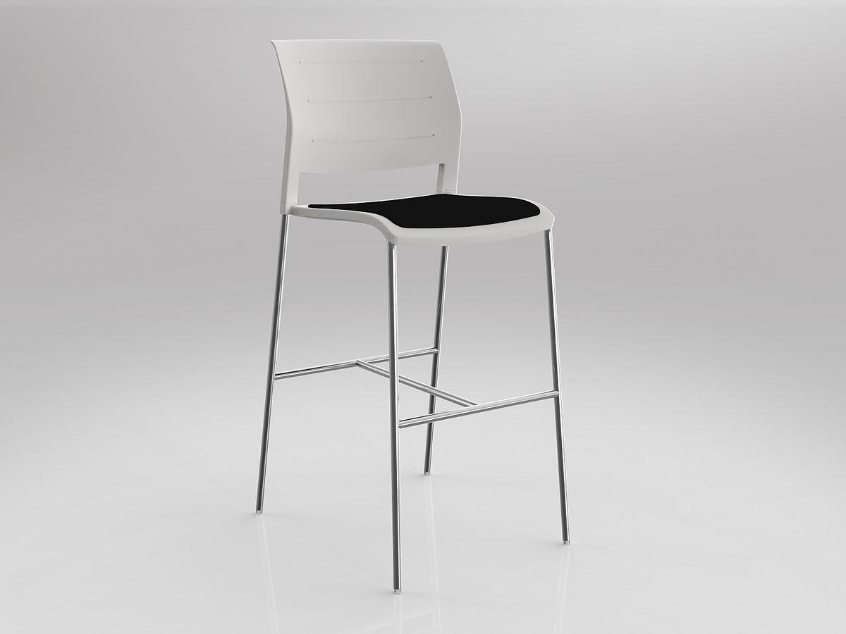 Game Barstool with Upholstered Seat