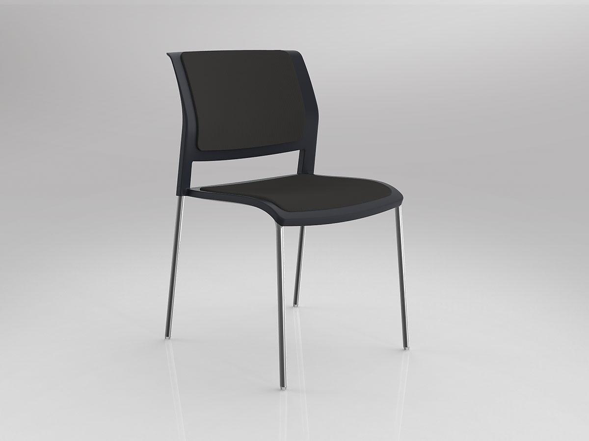 Game 4 Leg Chair with Upholstered Seat & Back - Image 4