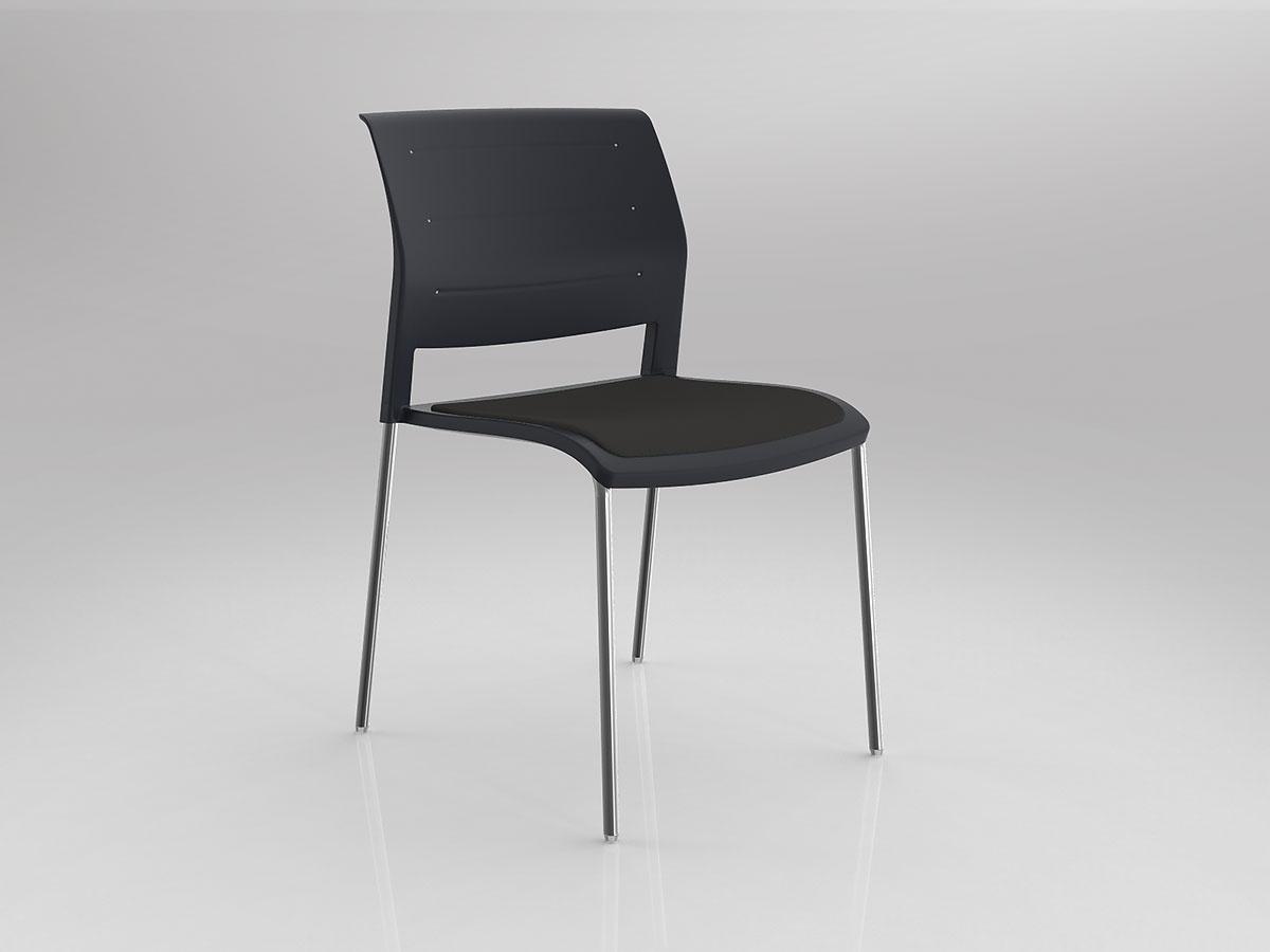 Game 4 Leg Chair with Upholstered Seat - Image 4