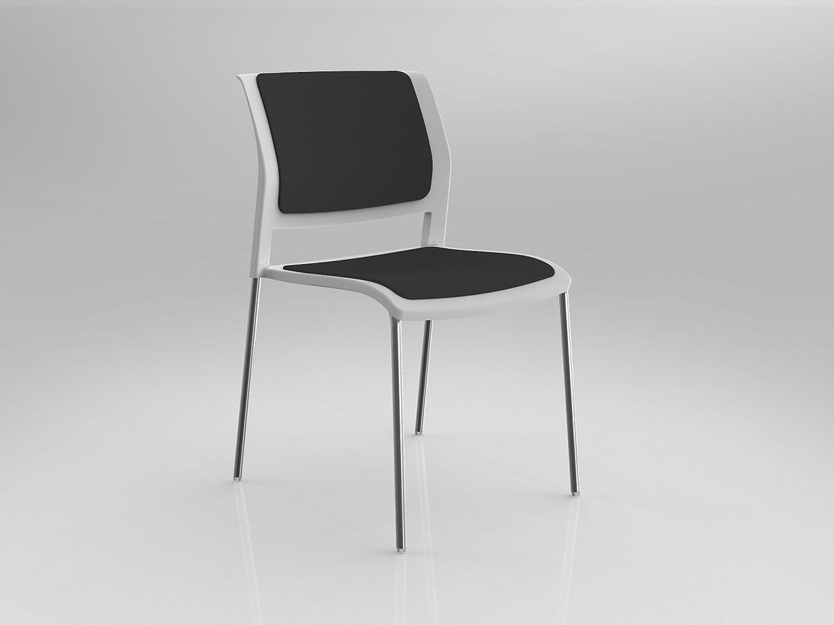 Game 4 Leg Chair with Upholstered Seat & Back - Image 3