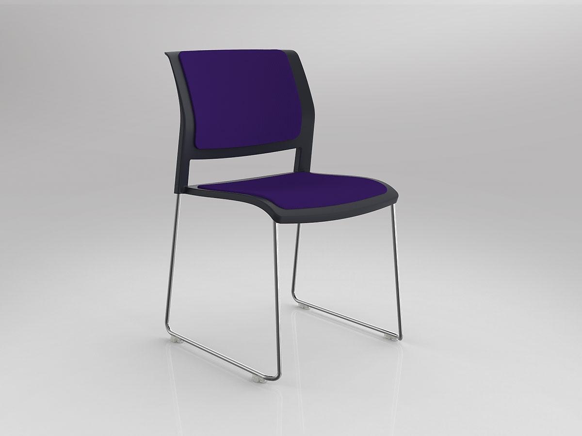 Game Sled Chair with Upholstered Seat & Back - Image 6