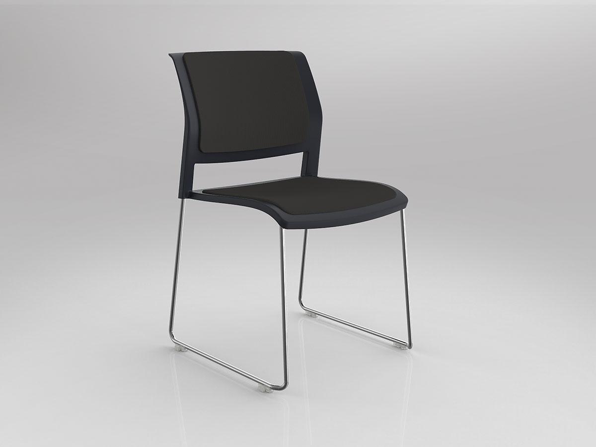 Game Sled Chair with Upholstered Seat & Back - Image 4