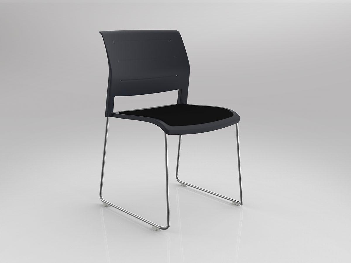 Game Sled Chair with Upholstered Seat - Image 2