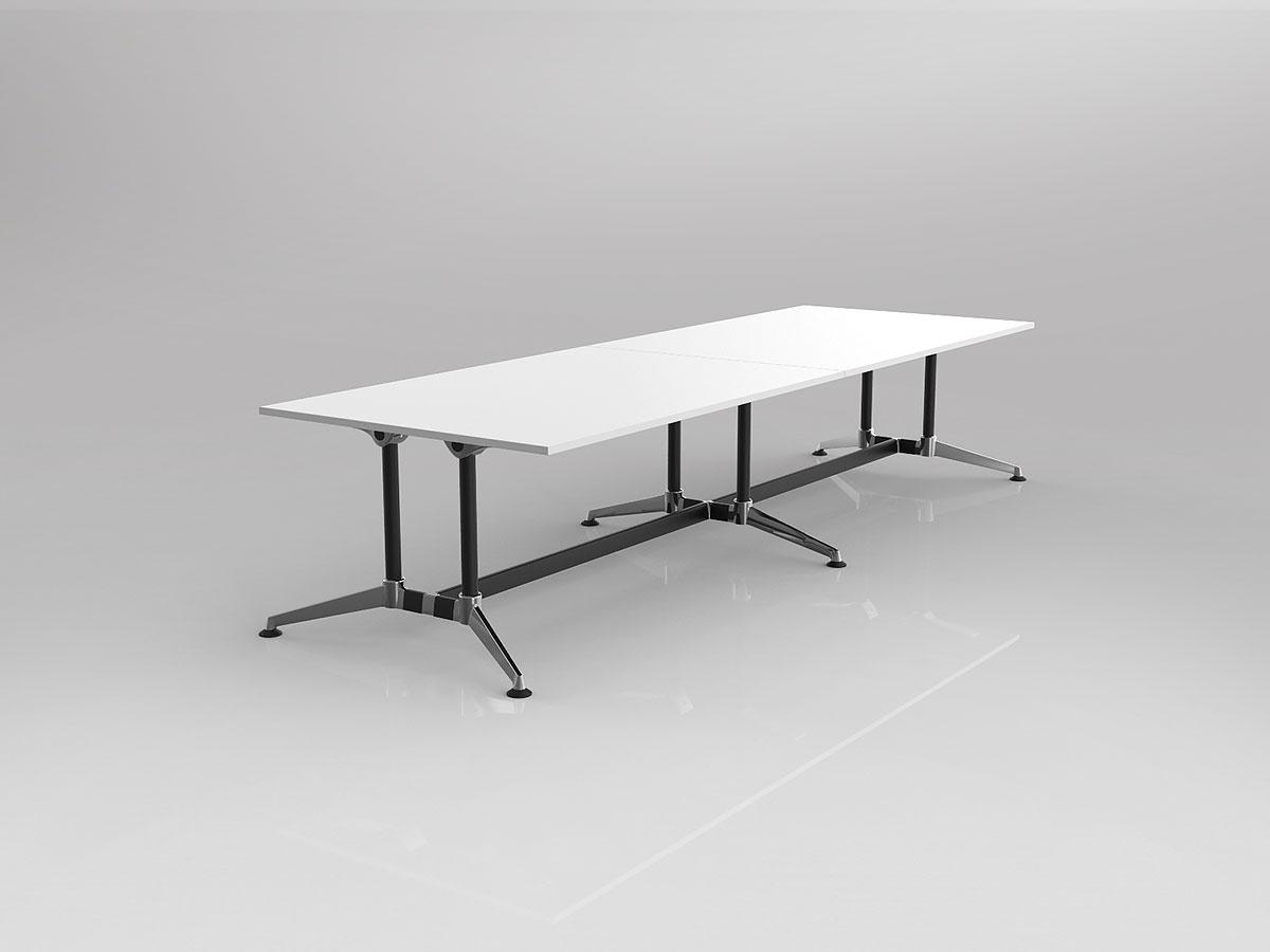 Modulus Twin Post, Collar Leg Meeting/Boardroom Table