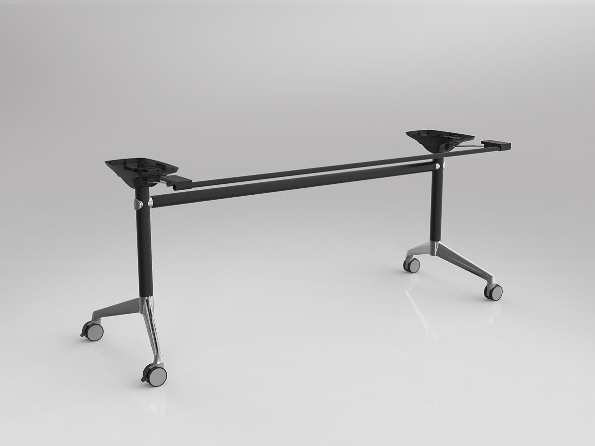 Modulus Flip Table Polished Foot Frame