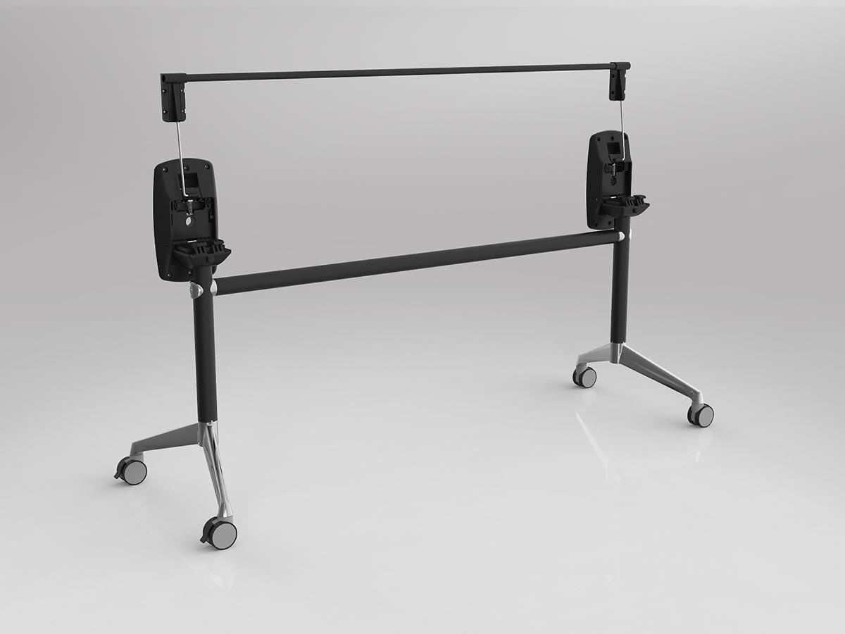 Modulus Flip Table Polished Foot Frame - Image 2
