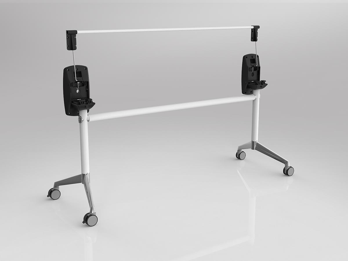 Modulus Flip Table Polished Foot Frame - Image 4