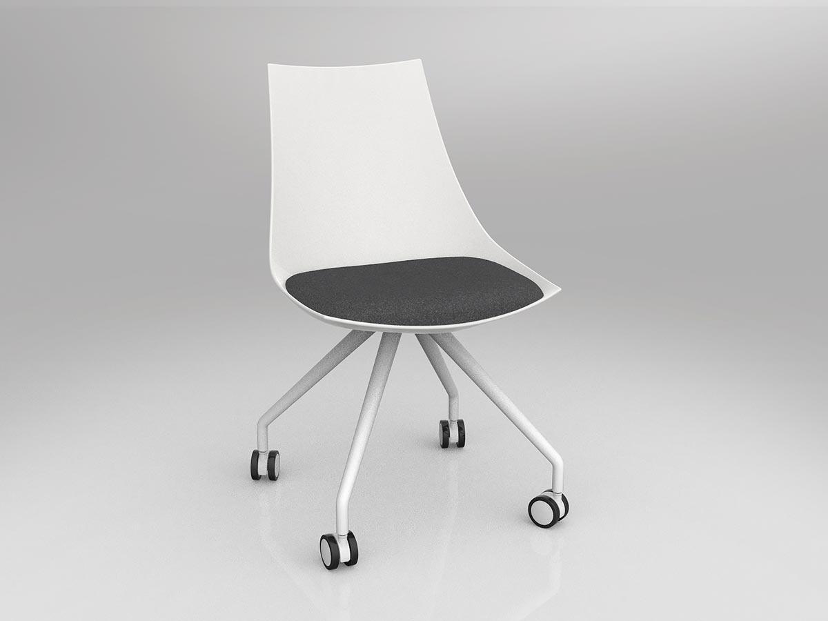 Luna Chair with Castor Base - Image 2