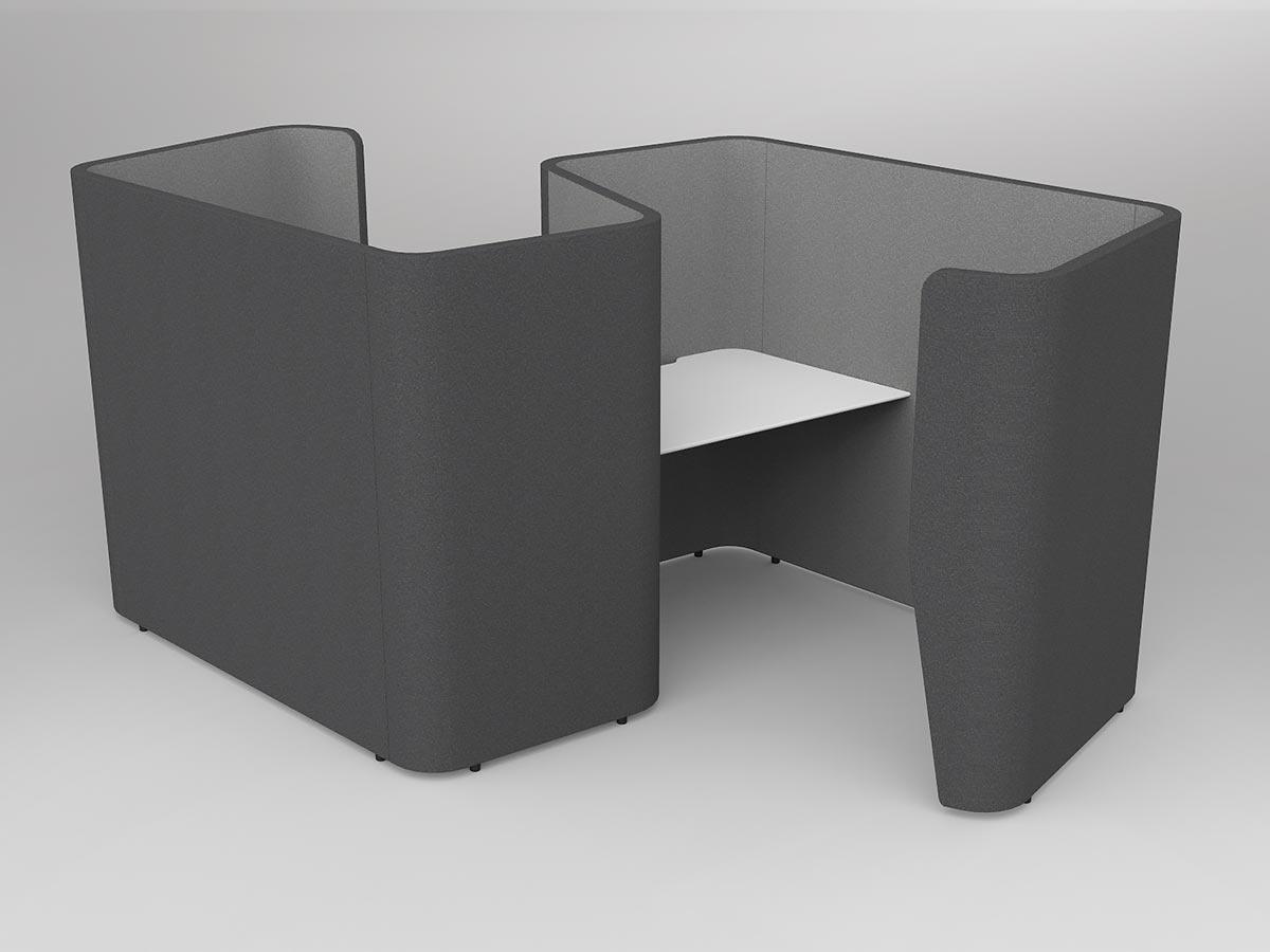 Motion Shell Work Pod 2x Worktop