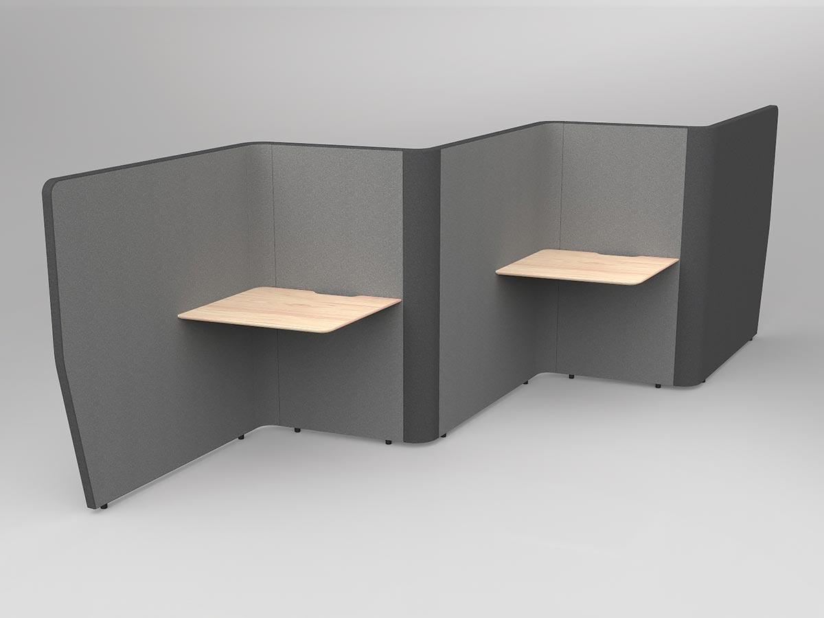 Motion Wave Work Pods 4x Worktops - Image 3