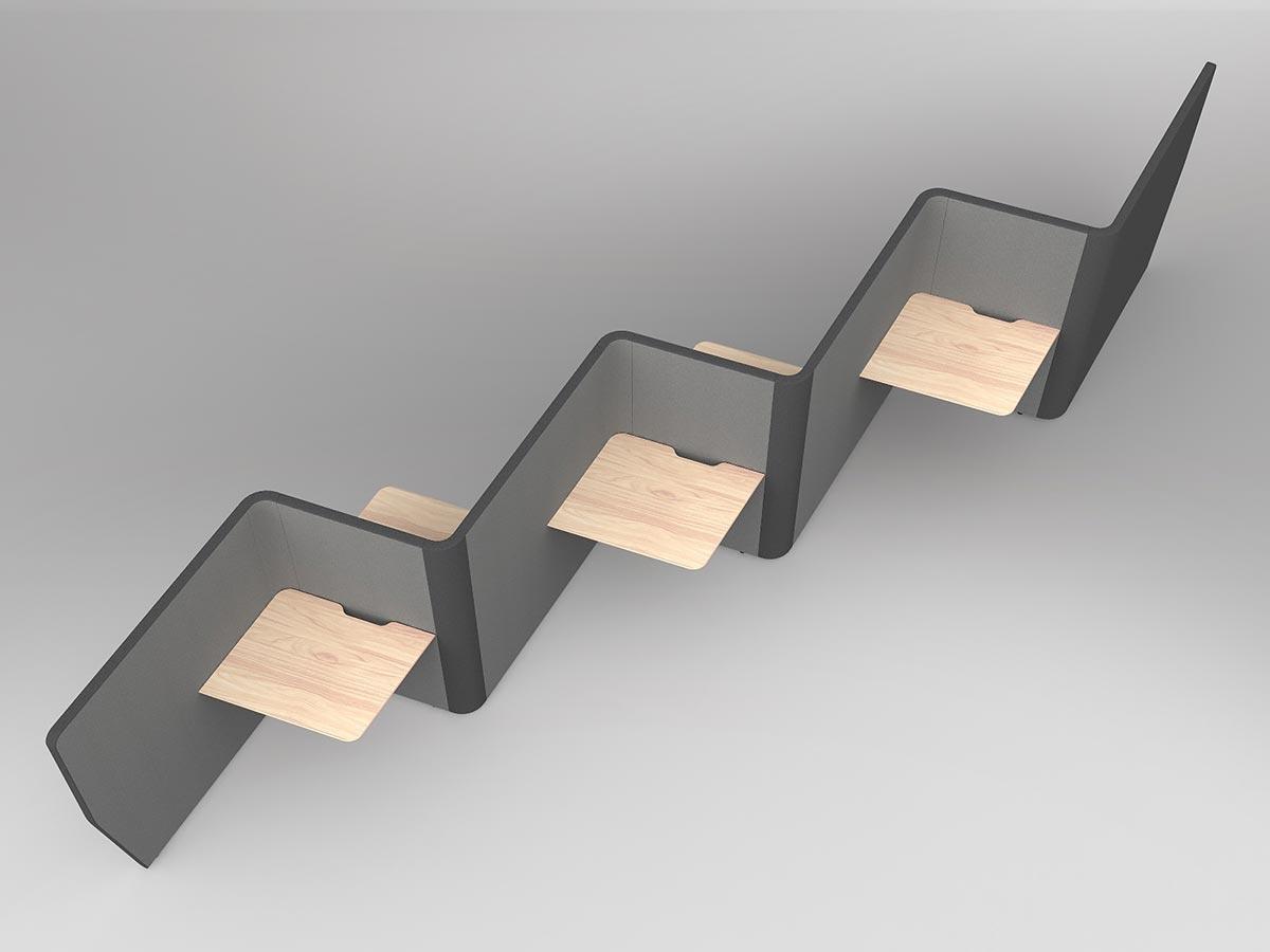 Motion Wave Work Pods 6x Worktops - Image 4