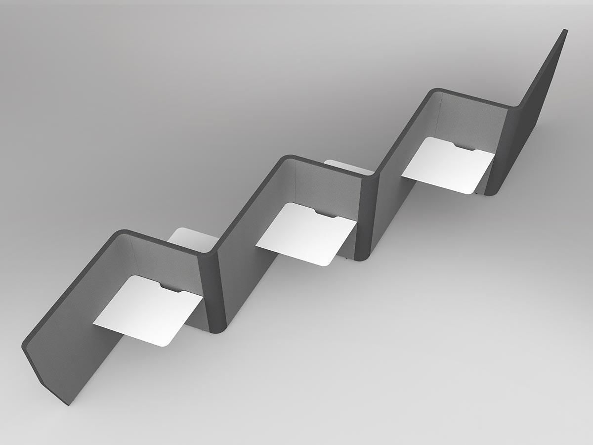 Motion Wave Work Pods 6x Worktops - Image 2