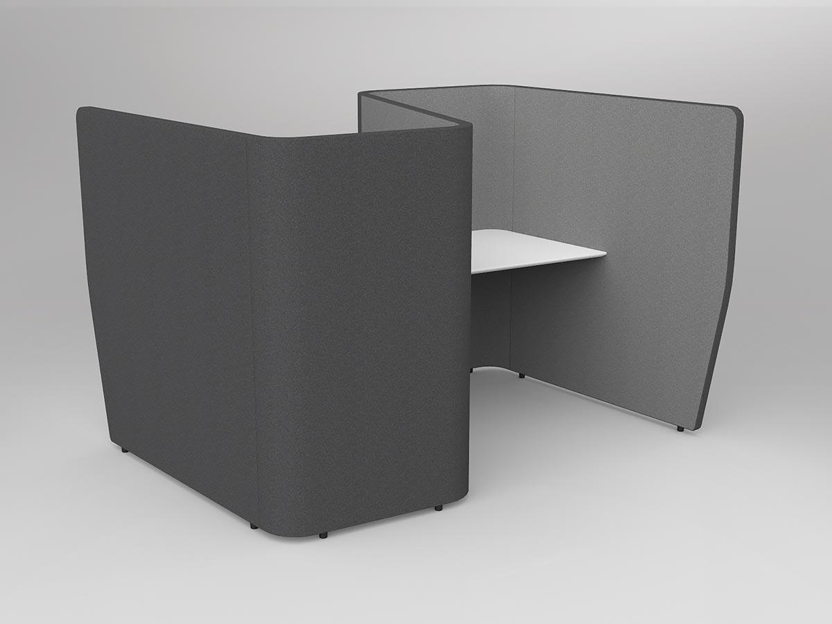 Motion Zip Work Pods 2x Worktops