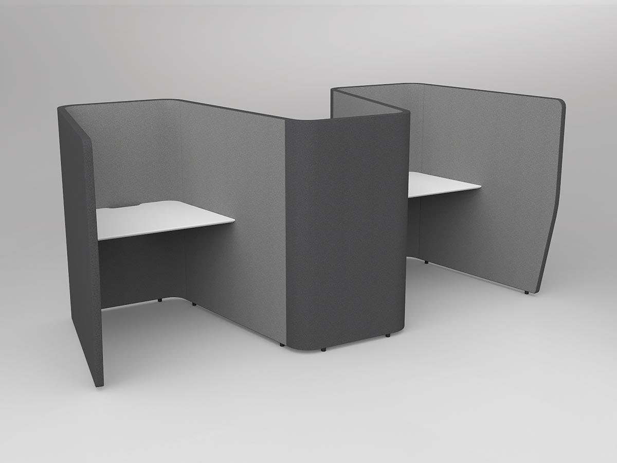 Motion Zip Work Pods 3x Worktops