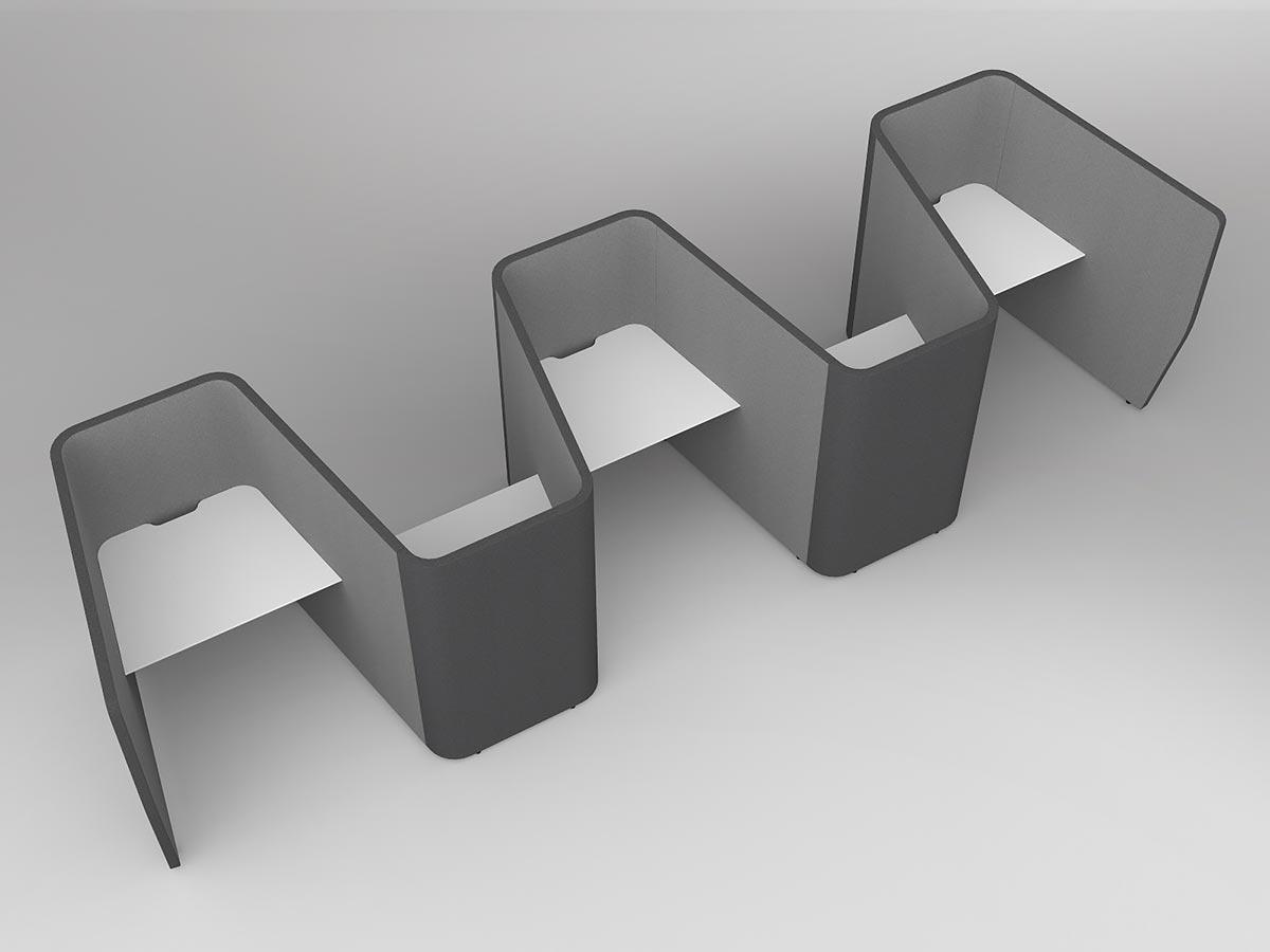 Motion Zip Work Pods 5x Worktops - Image 2