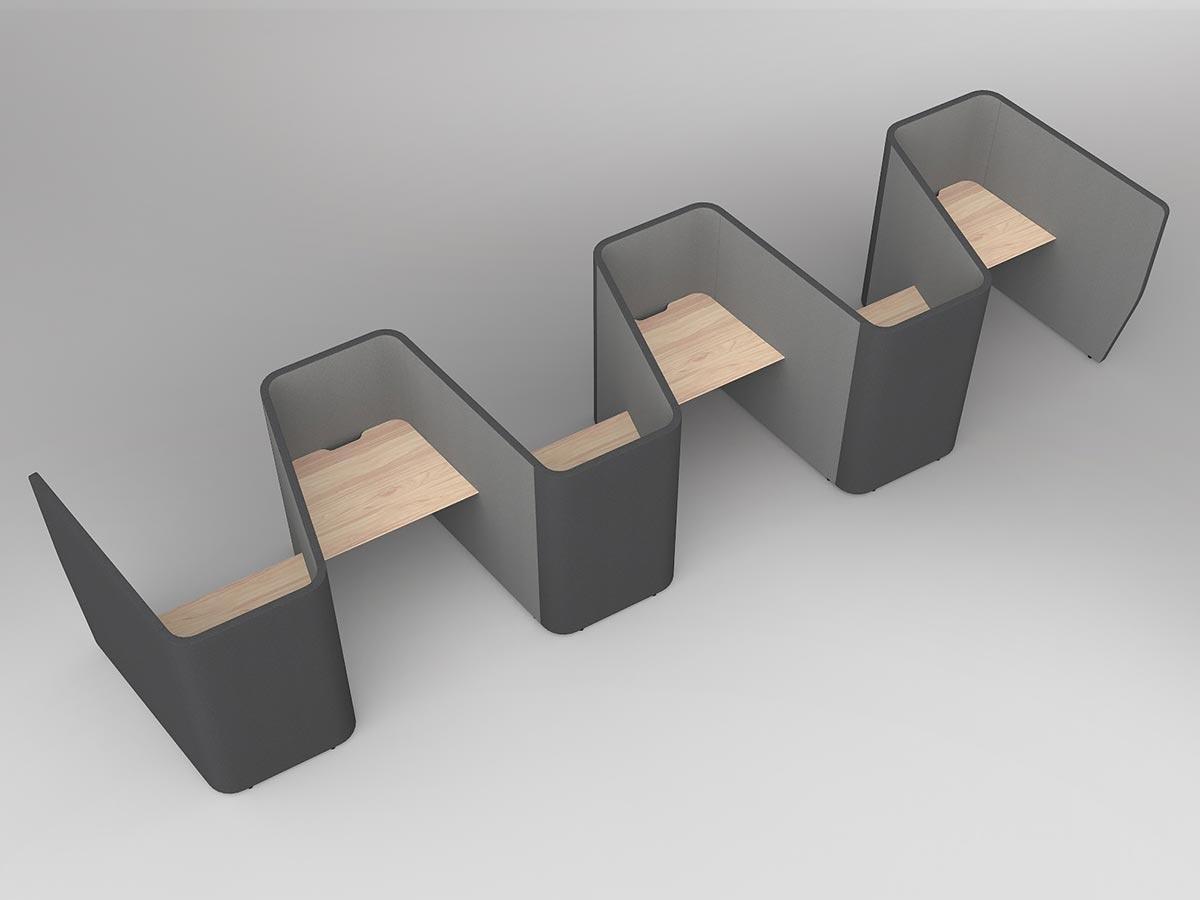 Motion Zip Work Pods 6x Worktops - Image 4