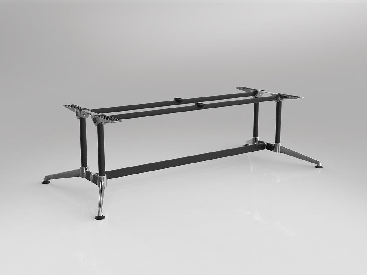 Modulus Twin Post, Collar Leg Single Span Table Frame