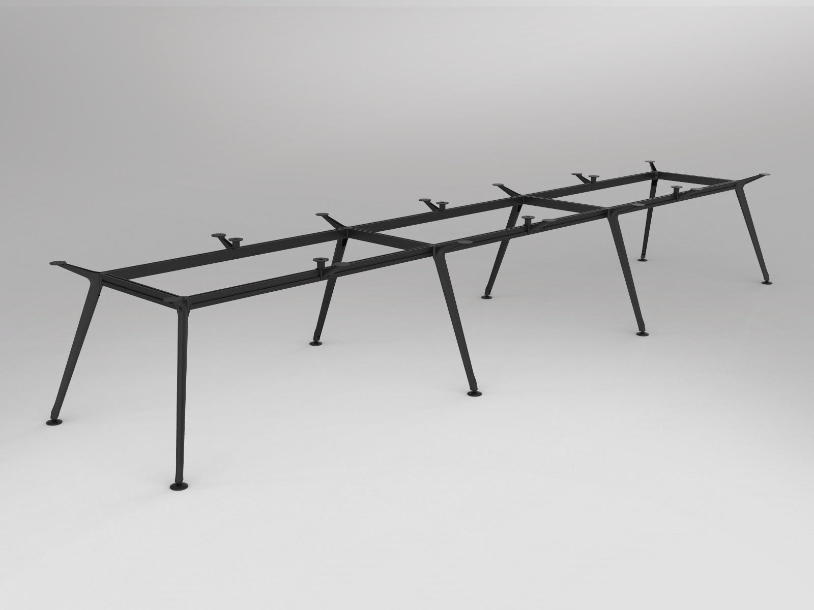 Team Meeting/Boardroom Table Rectangle Eight Leg Frame Only