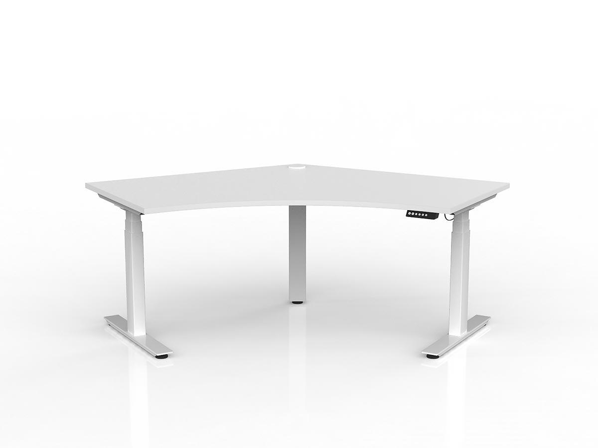 Agile Triple Motor Electric 120 Degree Workstation