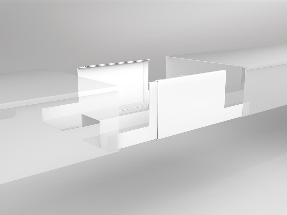 Agile Cable Tray Bridge for Double Side Desk