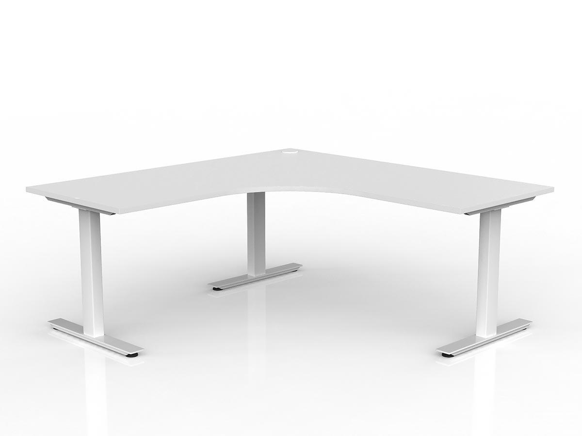 Agile Fixed Height 90 Degree Individual Desk