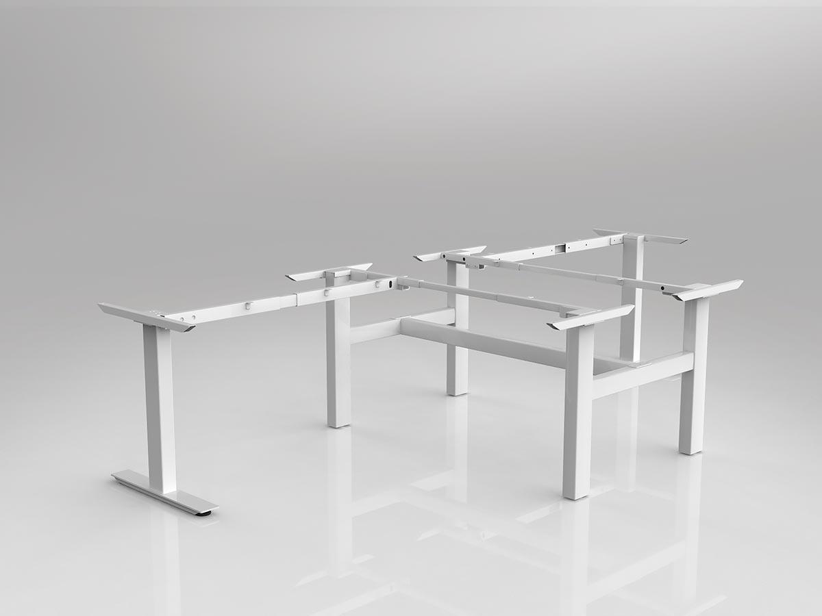 Agile 90 Degree Shared Workstation Frame