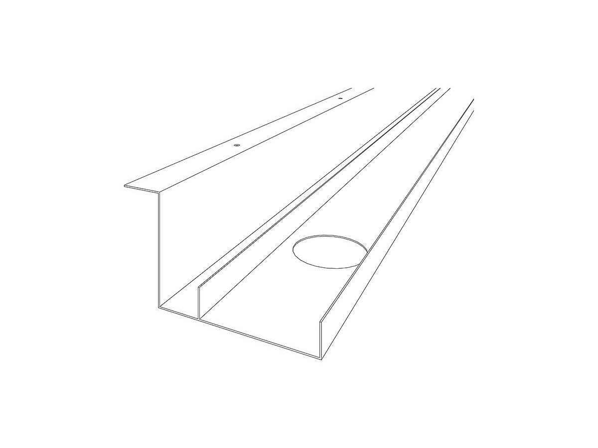 Cable Dump Tray with Top Lip Fixing
