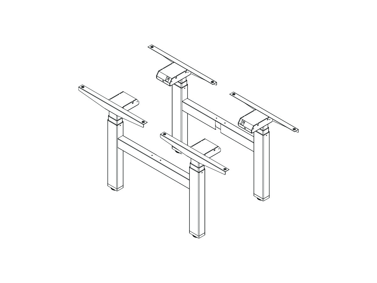 Agile Double Motor Legs for Double Side Desk