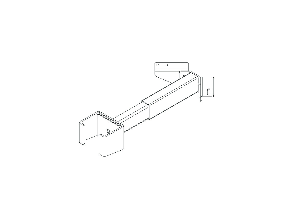 Agile Screen Bracket for 90 Degree Workstation