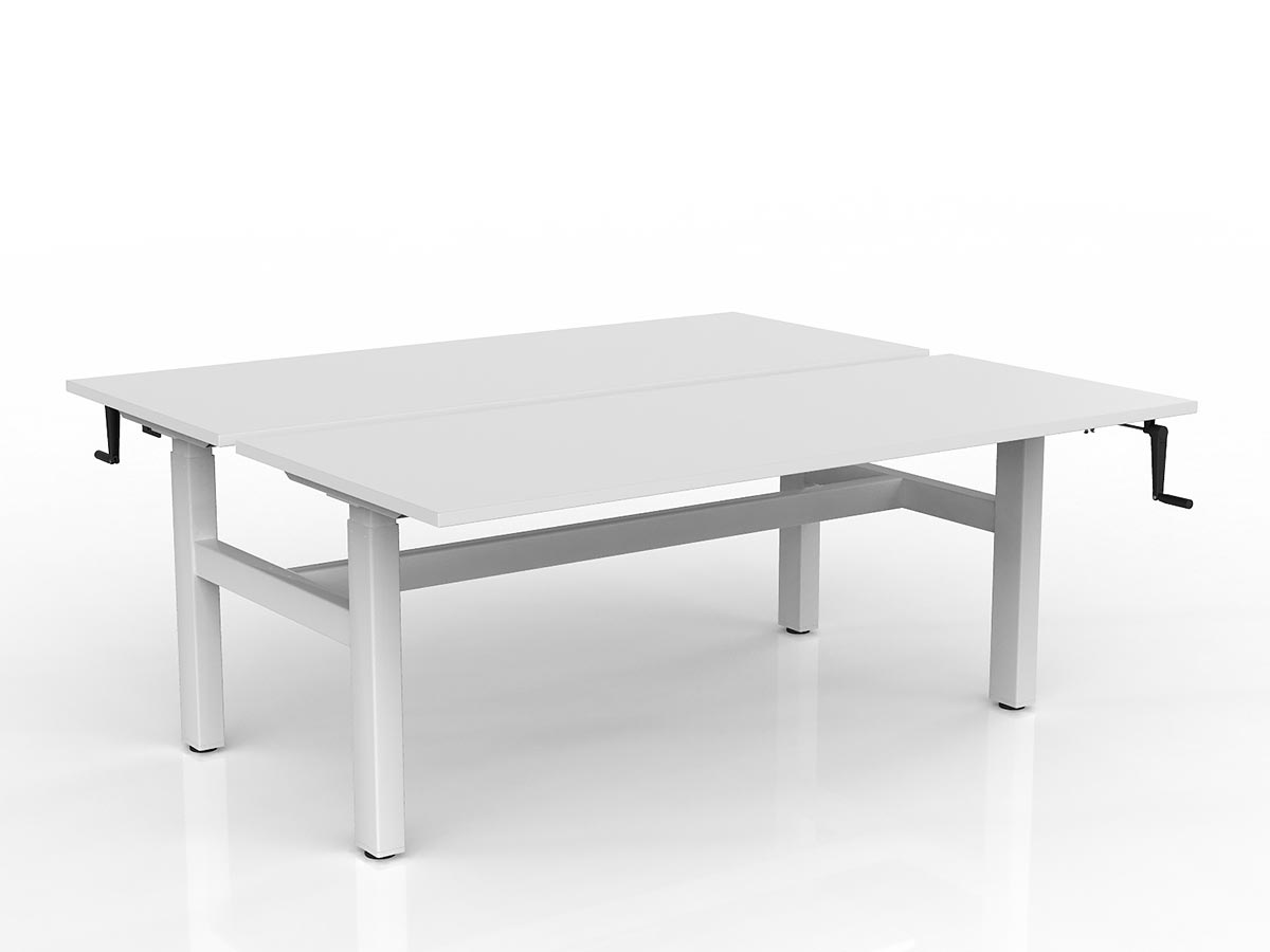 Agile Winder Adjust Back to Back Shared Desk