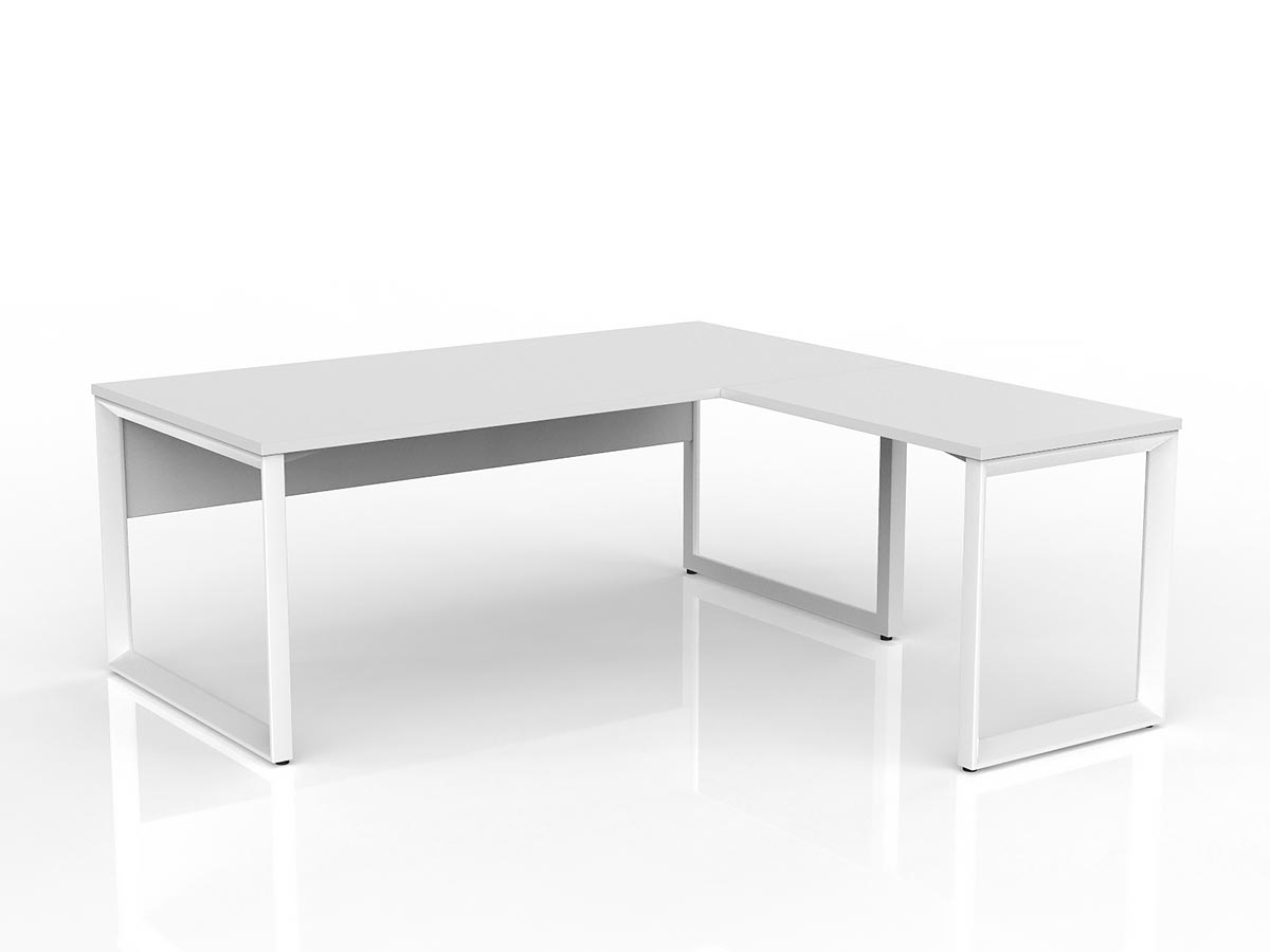 Anvil Desk with Return and Modesty Panel