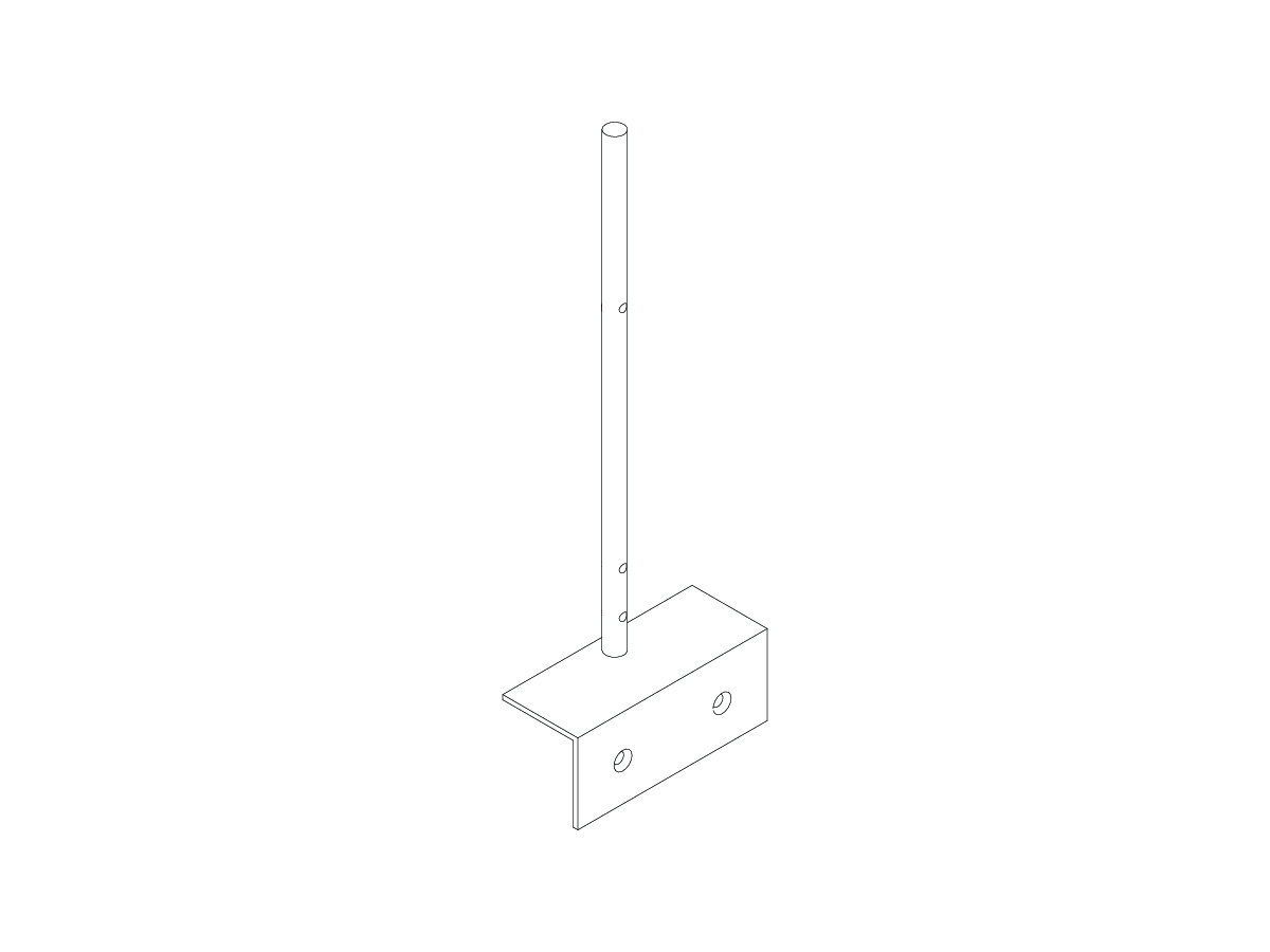 Axis Screen Mounting Bracket For Combining Anvil DSD Desk Frames