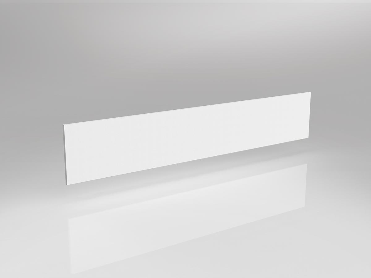 Agile Melamine Modesty Panel Worktop Hung