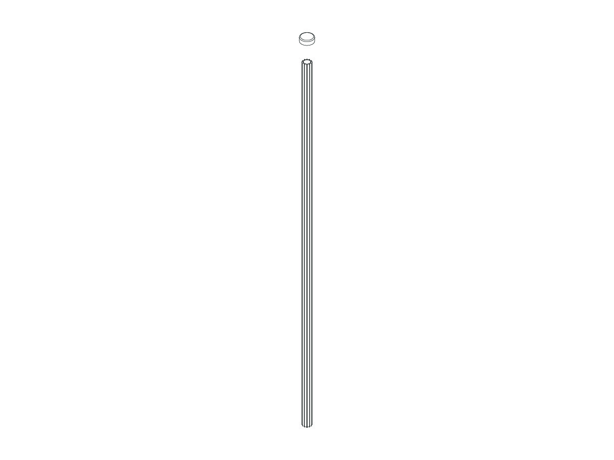 Axis Screen Joining Pole For Hung Screens