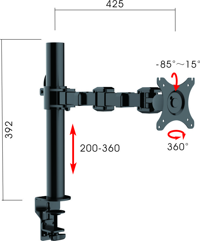 Revolve Single Monitor Arm - Image 3