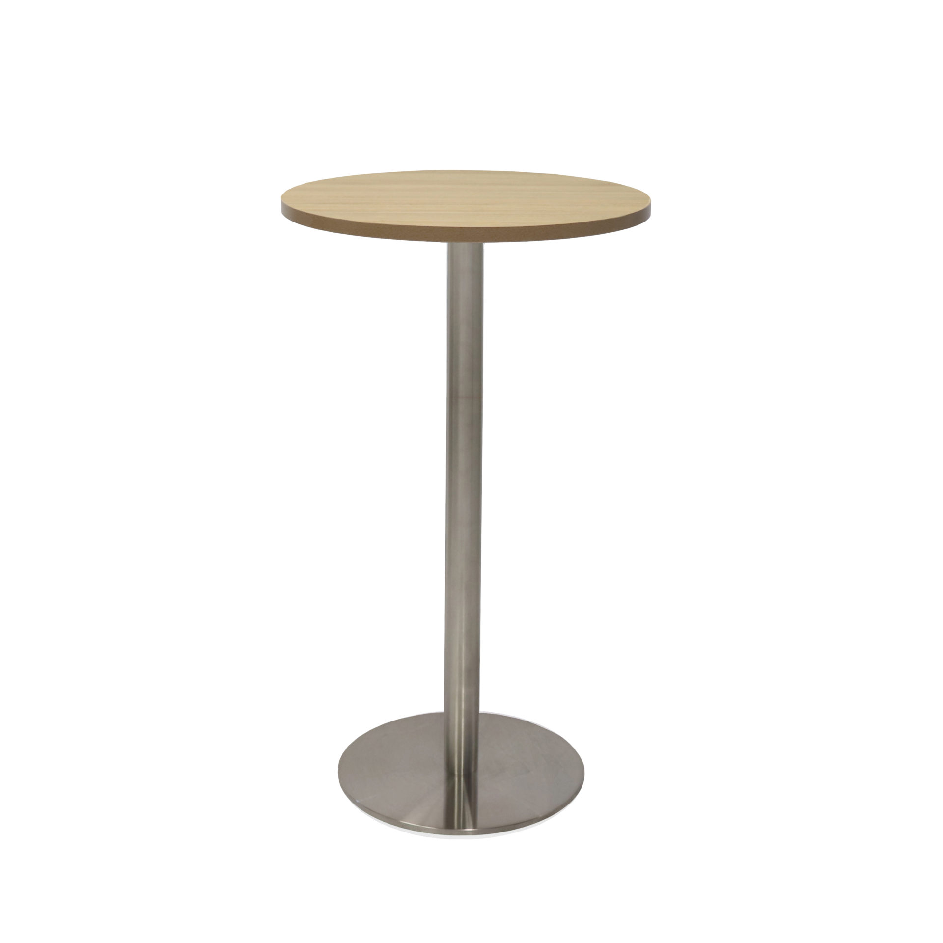 High Round Table - Stainless Steel
