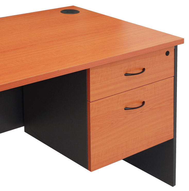 Rapid Worker Fixed Under Desk Pedestal - 1 Draw + 1 File Draw