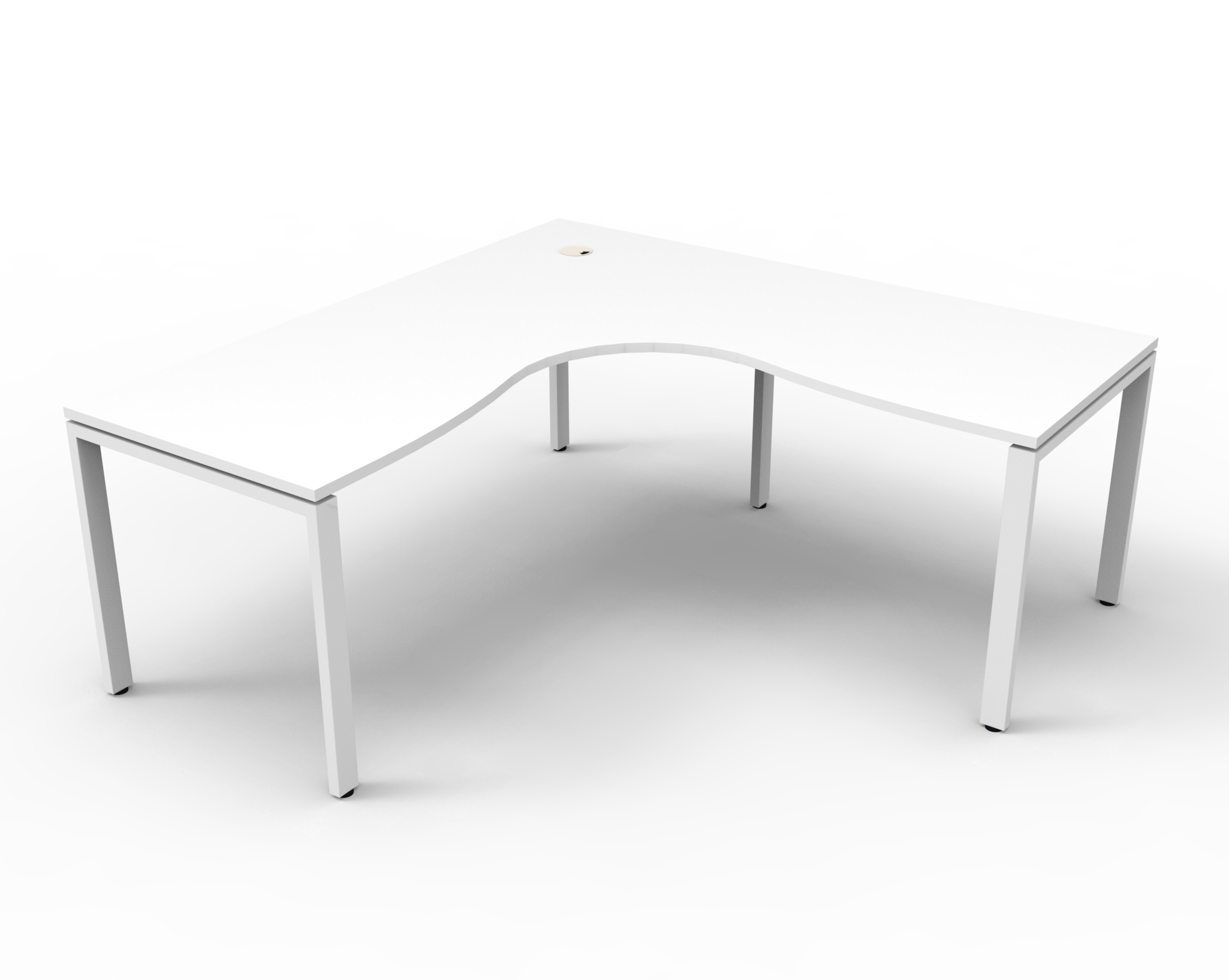Deluxe Rapid Infinity Corner Desk - Profile Leg - Image 2